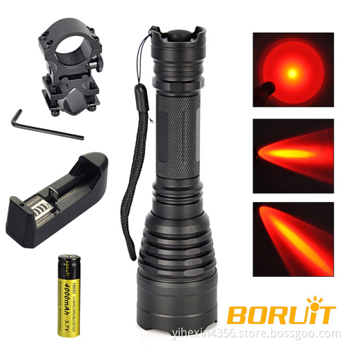 Boruit Powerful Tactical Hunting LED Torch Llight B58U